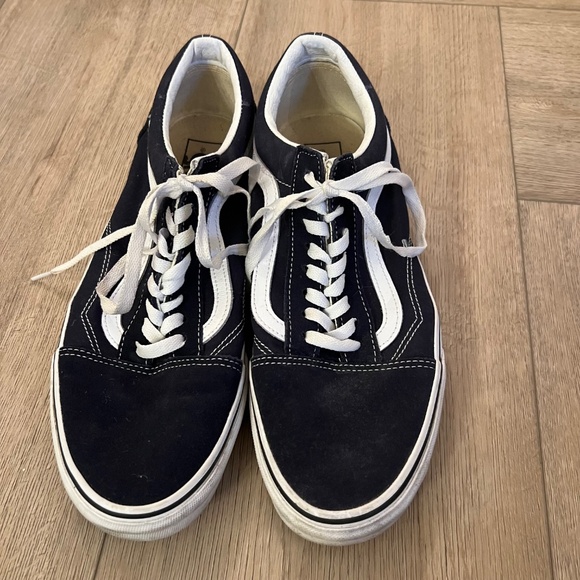 🔥 Vans Old Skool Sneakers – Navy Blue Suede & Canvas – Men’s Size 11 - Picture 5 of 5